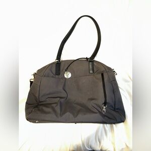 Lo & Sons OG - travel work weekender laptop bag grey/gray nylon detachable strap